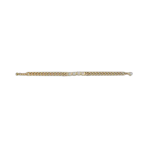 Chain bracelet with Gucci script