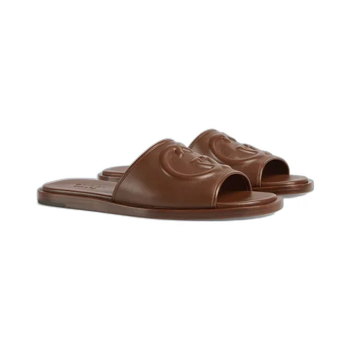Men's slide sandal with Interlocking G
