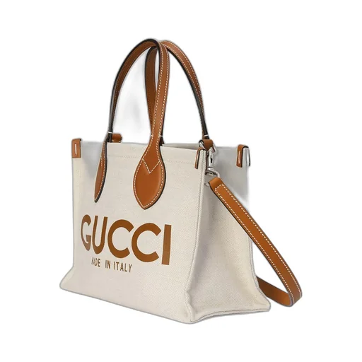 Mini tote bag with Gucci print