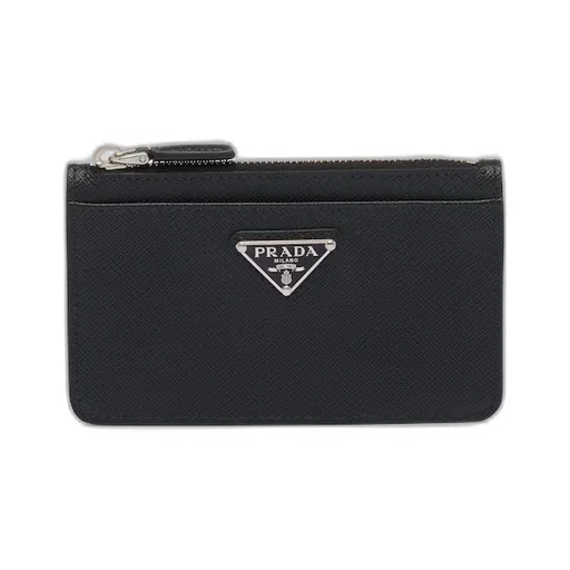 Saffiano leather card holder