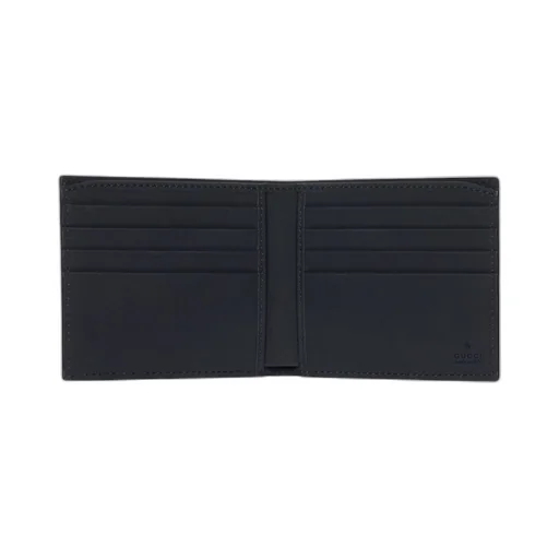 GG rubber-effect bi-fold wallet