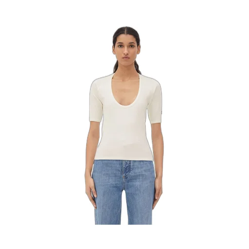 Cotton Rib Jersey Top