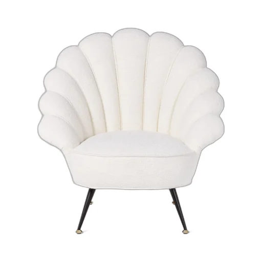 Bouclé armchair