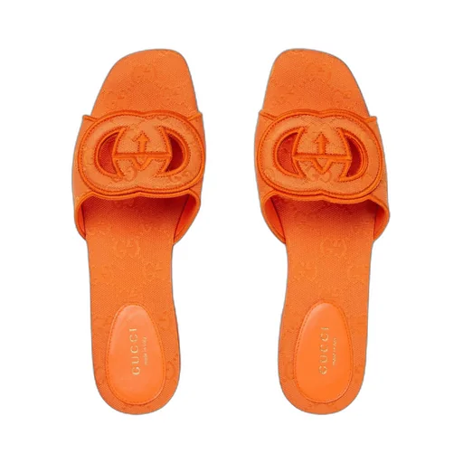 Women's Interlocking G slide sandal