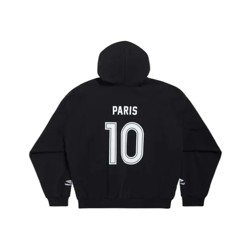Paris Soccer Zip-Up Hoodie Medium Fit