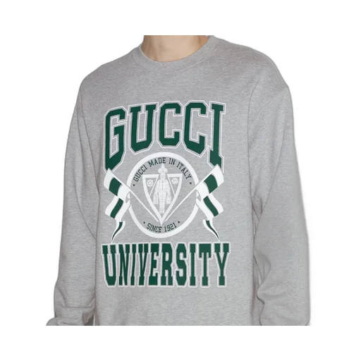 Cotton jersey printed sweatshirt