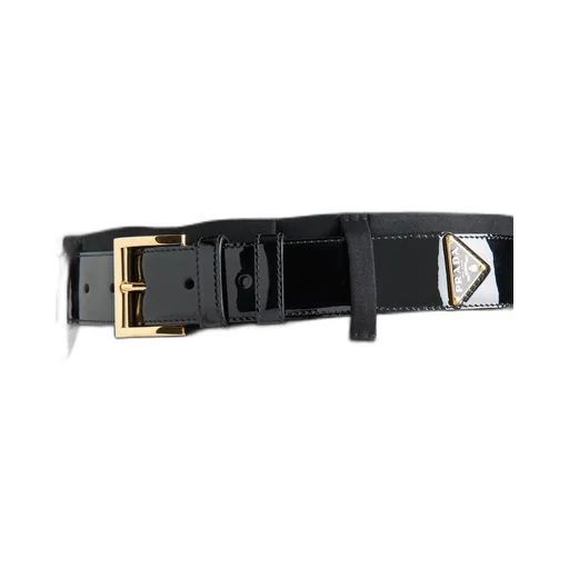 Patent leather belt