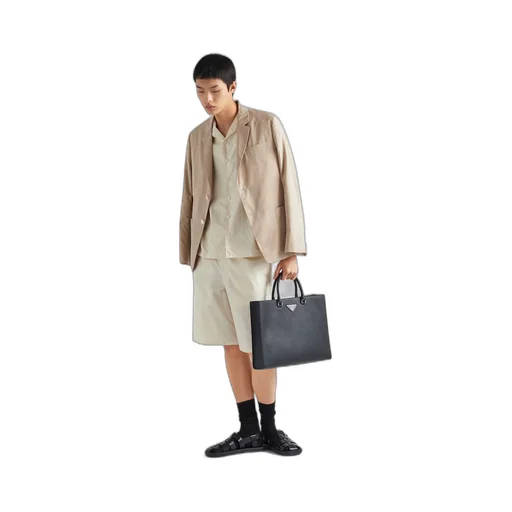 Saffiano leather tote bag