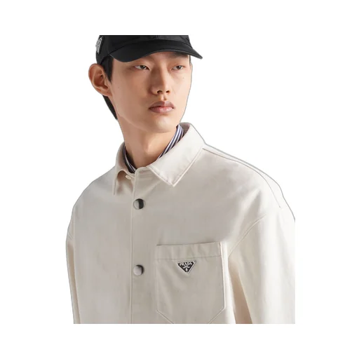 Velvet denim shirt