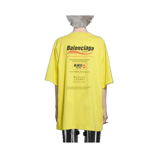Dry Cleaning Boxy Logo Printing Loose T-Shirt