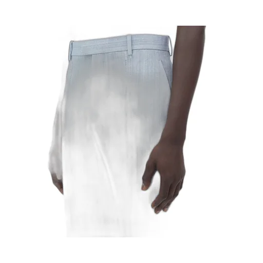 Viscose Silk Trousers With Embroidered Detail