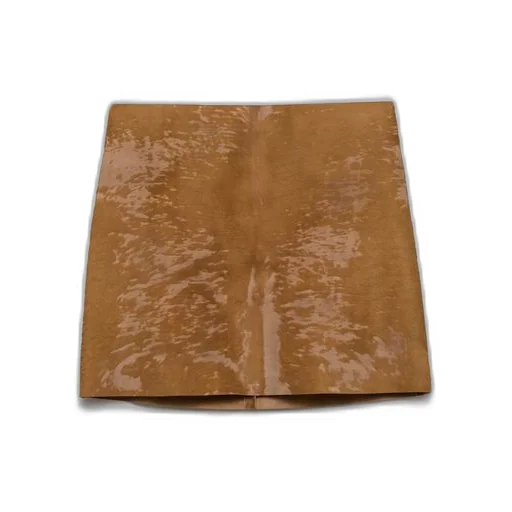 Leather miniskirt