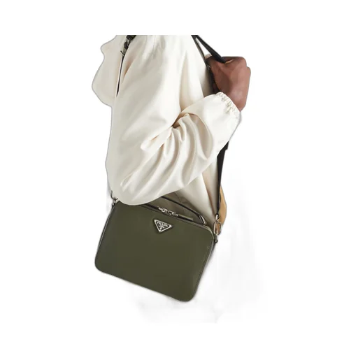 Medium Prada Brique Saffiano leather bag