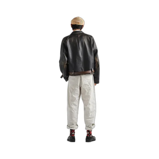 Nappa-leather jacket