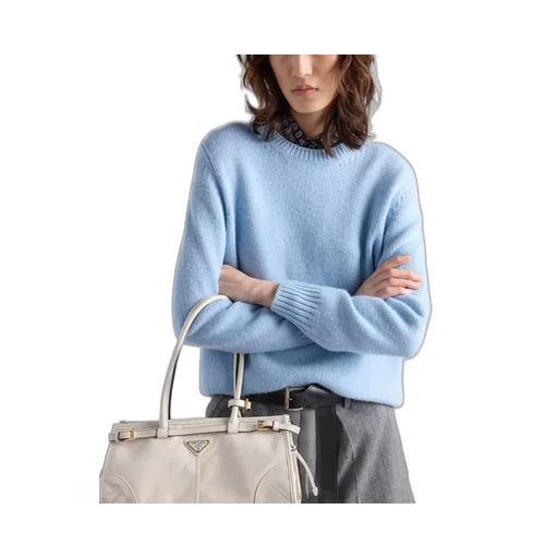 Wool and cashmere crew-neck sweater