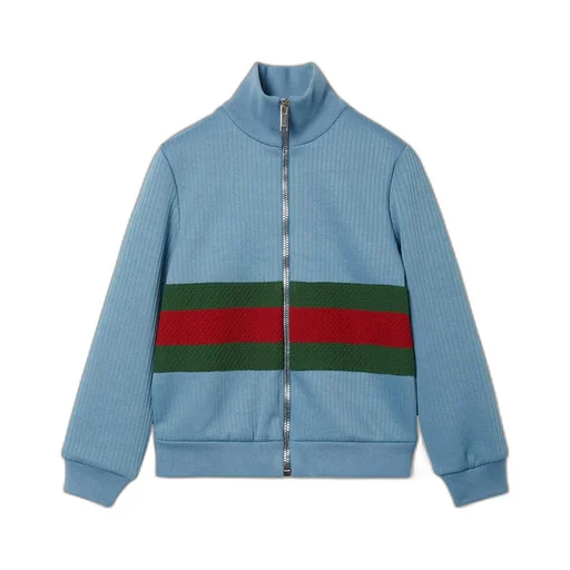 Children's jersey zip jacket