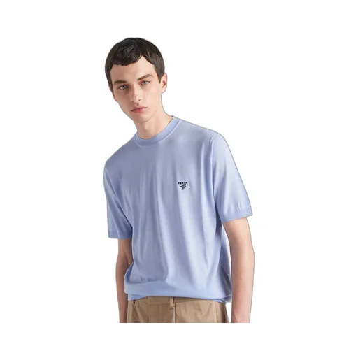 Superfine wool crew-neck sweater
