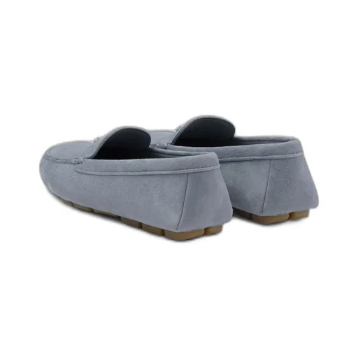Suede driving loafers