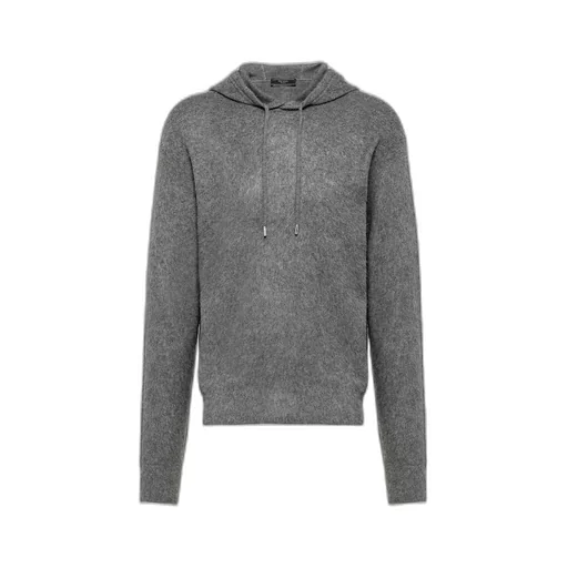Cashmere and silk hoodie
