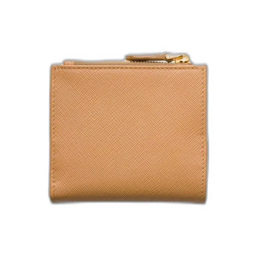 Small Saffiano and smooth leather wallet