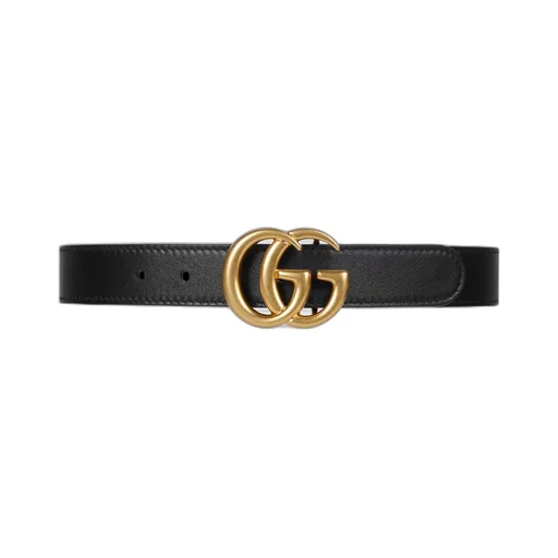 Children's leather Double G belt