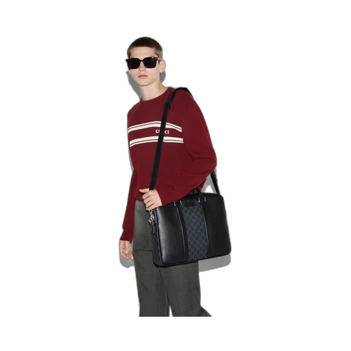 Medium GG briefcase with tag