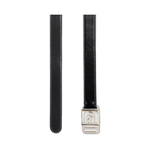 Thin belt with Double G buckle