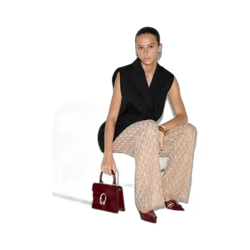 GG stretch nylon tulle pant