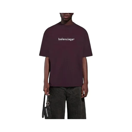 Chest Logo Round Neck T-Shirt