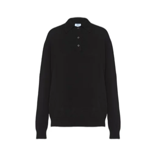 Cashmere polo shirt