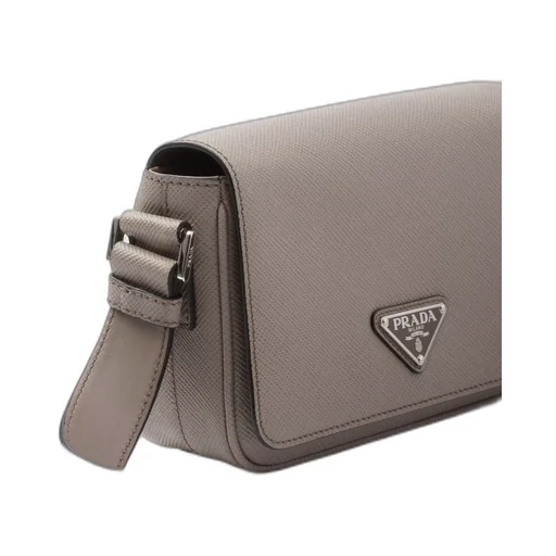Saffiano leather shoulder bag