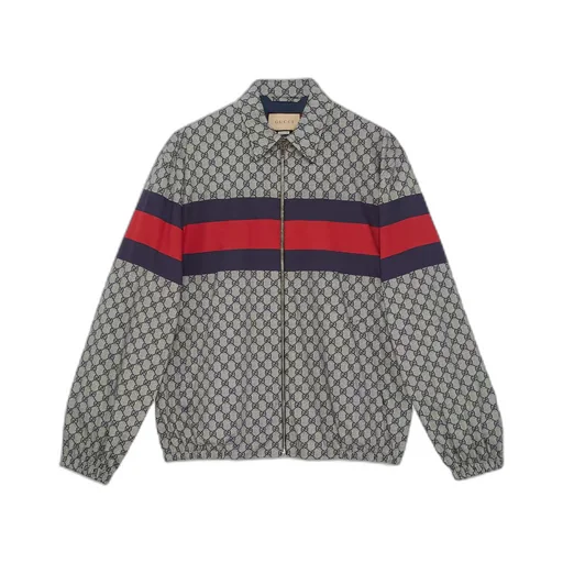 GG print cotton jacket
