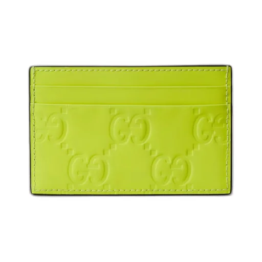 GG rubber-effect card case