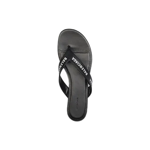 Round Printing Calfskin Sandals