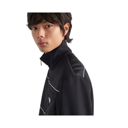 Sweatshirt with Re-Nylon details