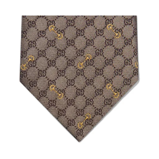 GG silk jacquard tie