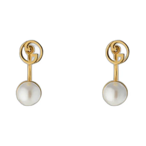Gucci Blondie resin pearl earrings