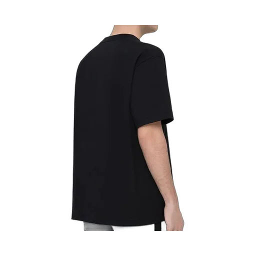 Paris Love Regular T-Shirt Printing Short Sleeve Black