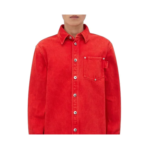 Faded Color Washed Denim Shirt
