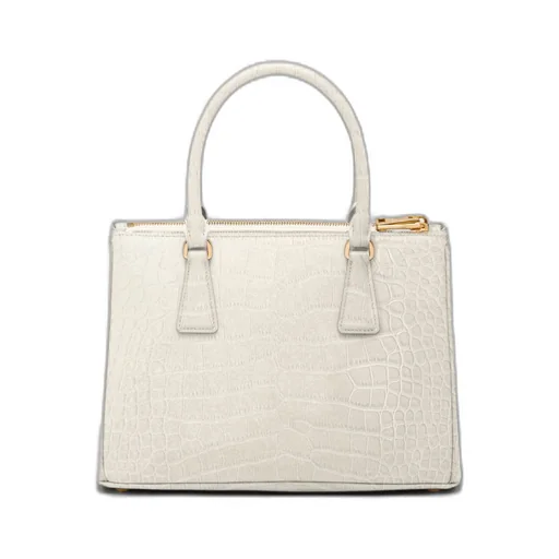 Medium Prada Galleria crocodile leather bag