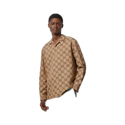 Maxi GG canvas shirt