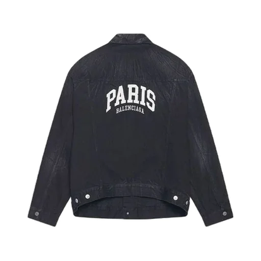 Cities Paris Oversized Denim Jacket