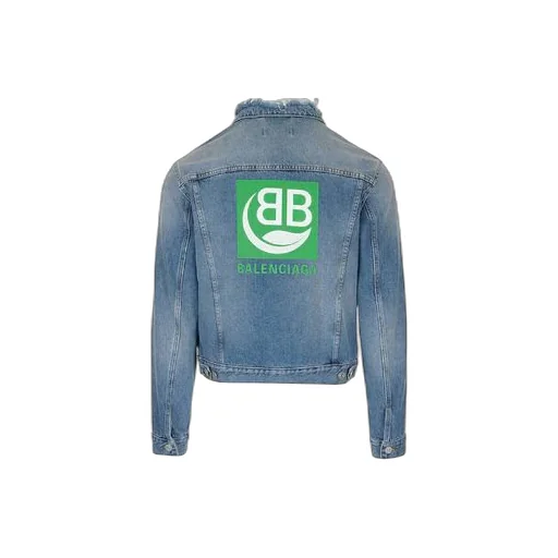 Back Logo Denim Jacket