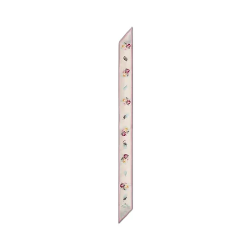 Printed silk twill skinny tie