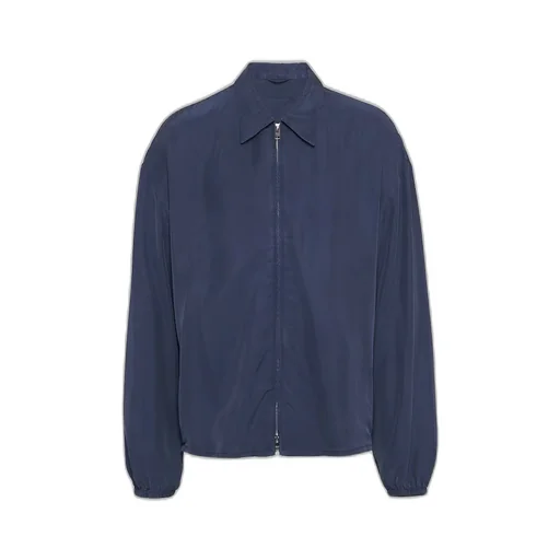 Silk blouson jacket