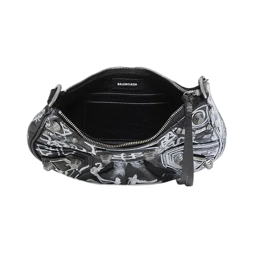 Le Cagole Mini Bag With Chain Graffiti