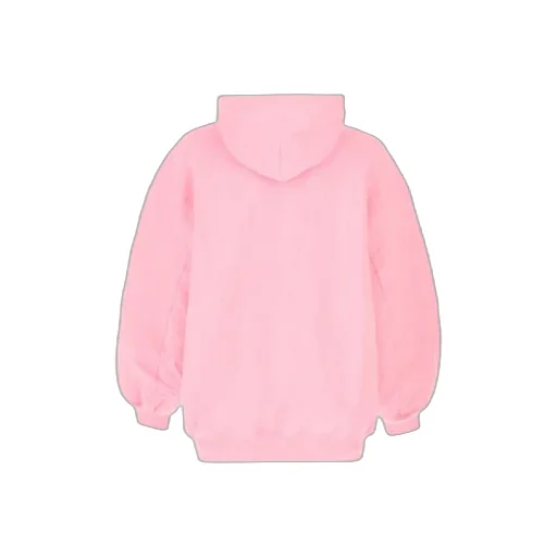 Printing Hoodie Pink