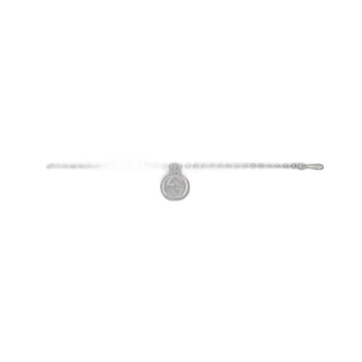 Interlocking G bracelet in  silver