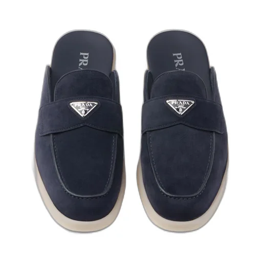 Suede sabots