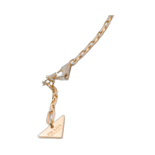 Eternal Gold Eternal mini triangle pendant necklace in yellow gold and diamonds